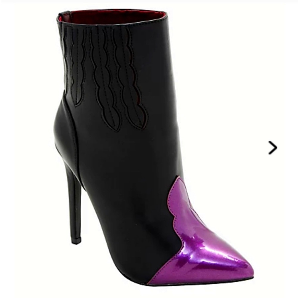 DISNEY LITTLE MERMAID URSELA ANKLE BOOTS